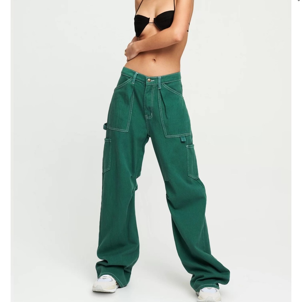 Lioness Miami Vice Forest Green Cargo Pants